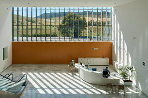 Hall de entrada y recepción principal del HAR La Janda Vejer Cádiz APESBG