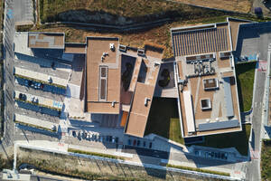 Vista cenital completa del Hospital de Alta Resolución de Vejer de la Frontera, Cádiz