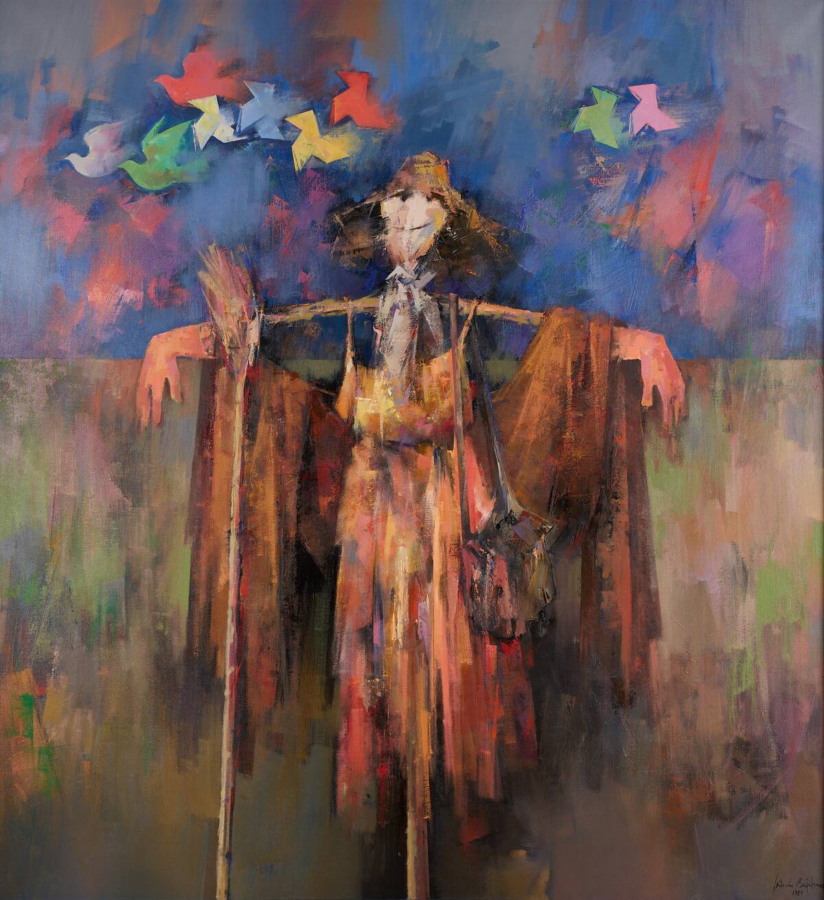 &copy; Antonio Bujalance "Espantap&aacute;jaros" (1989). Foto: Luis Mu&ntilde;oz. (con permiso del autor)