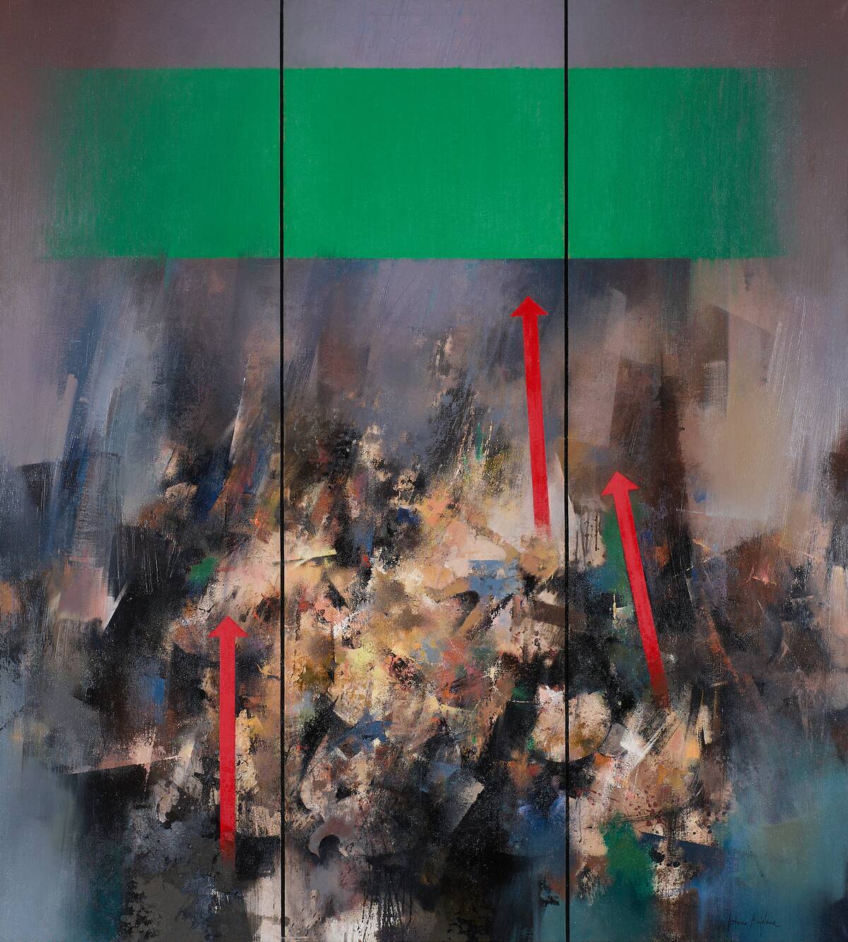 &copy; Antonio Bujalance "&Uacute;ltimo espacio verde" (1991). Foto: Luis Mu&ntilde;oz. (con permiso del autor)