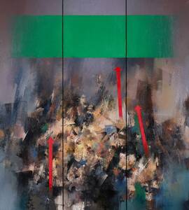 &copy; Antonio Bujalance "&Uacute;ltimo espacio verde" (1991). Foto: Luis Mu&ntilde;oz. (con permiso del autor)