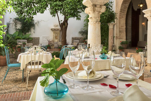 Restaurante Patio Principal. Hotel Balcón de Córdoba