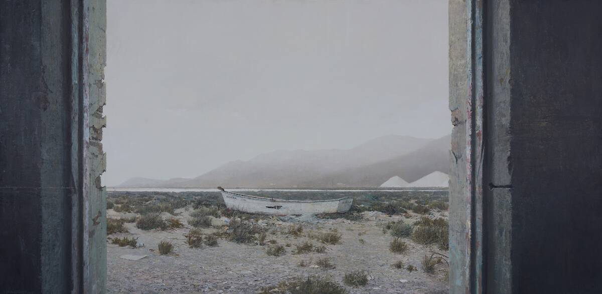 "Salinas, barca varada". Joseba S&aacute;nchez Zabaleta