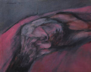 Figure of a woman (92×73 cm) 1976