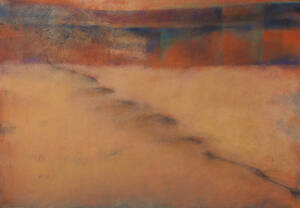 The path step by step / footprints (100×70 cms) 2014