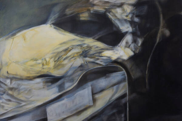 "The Crash" (136×112 cm) Rita Rutkowski 1984